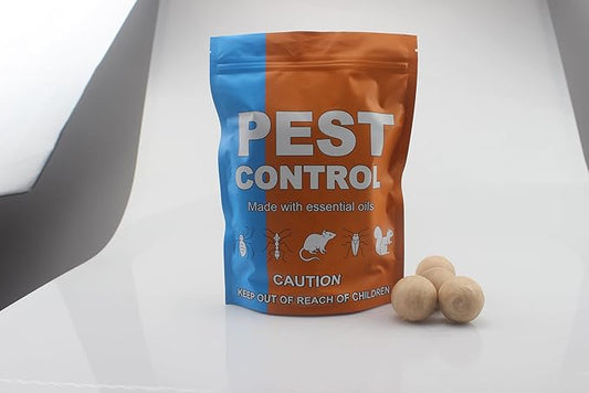 Pest Repellent, Rodent Repellent for Indoor and Outdoor, Keep Roach, Mouse, Ant, Moth and Spider Away from House, Attic, Kitchen and Car Engines, Safe for Kids and Pets (12.6 Fl Oz)