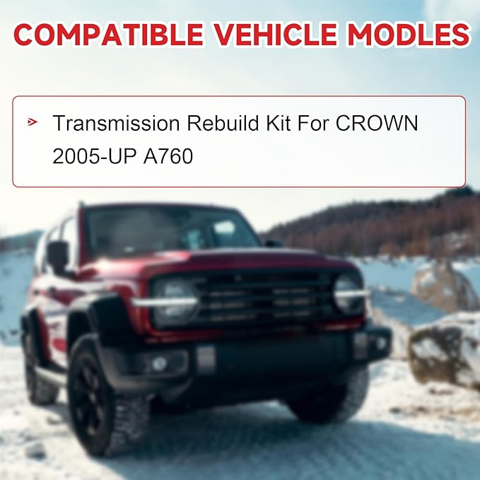 Transmission Rebuild Kit For CROWN 2005-UP A760 W188881A B188820A Transmission Master Rebuild kit Overhaul B188880A