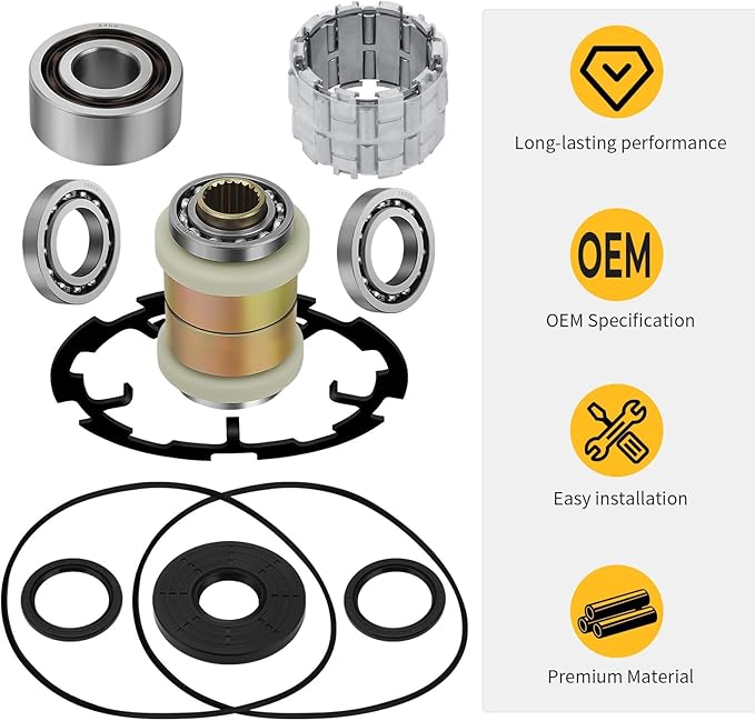 M MATI Front Differential Sprague Carrier Rebuild kit w/Output Hub Assembly for Polaris RZR 570 800 900 ACE 325 570 Ranger 570 900 1000 3235263 3234407 3235174 3235171 3234393 3235169