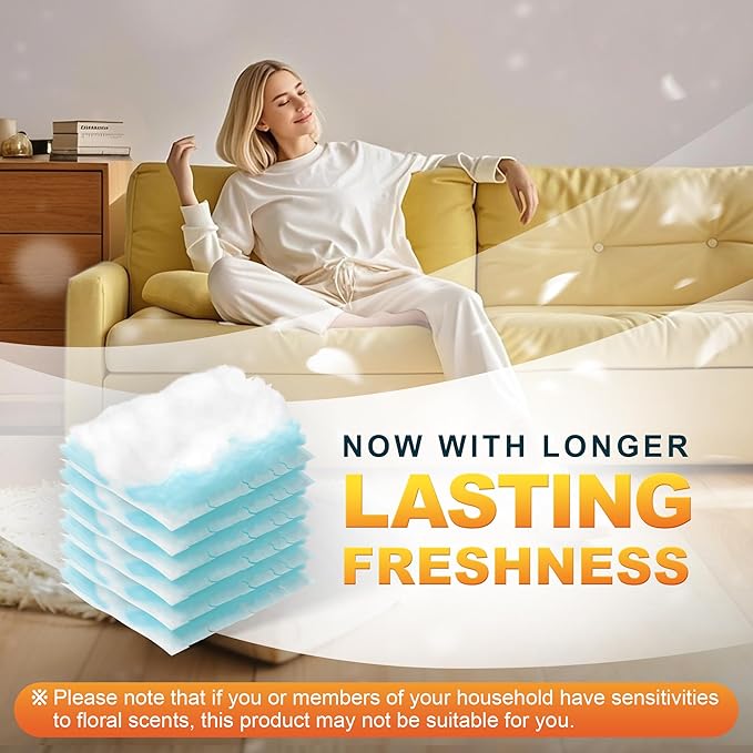 JOYMOOP Disposable Electrostatic Duster for Cleaning, with 1 Handles & 12 Ct Blue Heavy Duty Refills for Swiffer Feather Duster, Household Cleaning Tool for Electronics, Dusting Furniture, Blinds