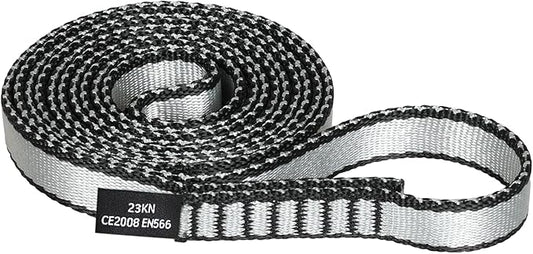 18MM Nylon Climbing Sling Runner - 23KN CE2008/EN566 Certified Outdoor Climbing Webbing for Rock Climbing, Rappelling, Mountaineering, Swing Gear, Outdoor Adventures & Emergency Anchoring