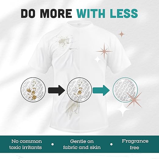 Kind Laundry - Vegan Stain Remover Bar, Travel Natural Stain Remover for Clothes, Gluten-and-Cruelty-Free Laundry Stain Remover, Unscented Baby Stain Remover for Laundry, 90 grams