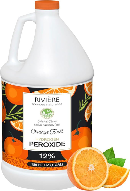 Rivière 12% Scented Hydrogen Peroxide, Gallon, Orange