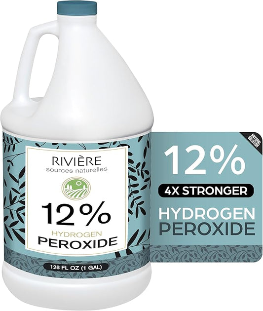 Rivière 12% Scented Hydrogen Peroxide, Gallon, Eucalyptus