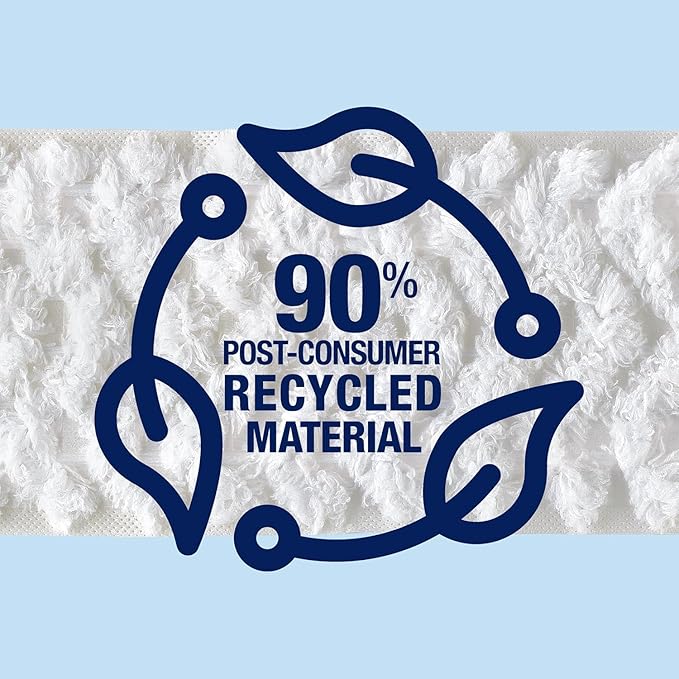 Bona Sweeping Pads for Multi-Surface Floors - 24 Refills - Heavy-Duty & Disposable Pads - XL Microfiber Pads Sweep Away Dust, Dirt, & Pet Hair (Pack of 3)