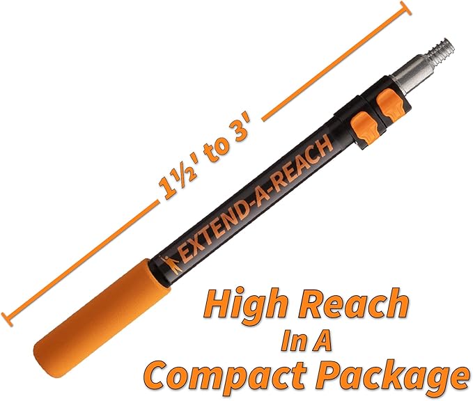 1.5-3 Window Squeegee for Home with Extension Pole // Window Glass Cleaner Tool for Window Cleaning // Car Squeegee for Window Cleaning // Best Tool to Clean Windows Outdoor and Indoor