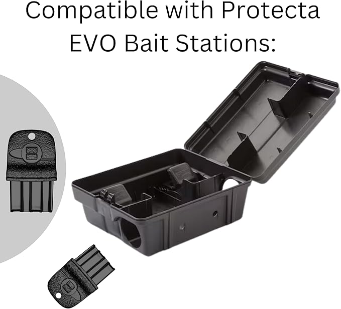 Key for ProTecta EVO Bait Stations - Rat Bait Station Key Compatible with Protecta EVO, Express, Ambush and Circuit Bait Station - Comes with Robby’s Cloud Keychain (1 Pack)