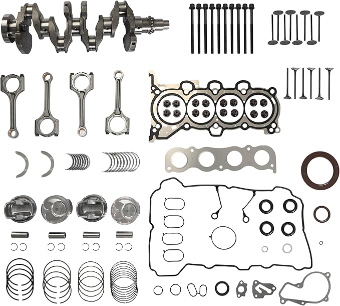 G4NC Engine Rebuild Overhaul Kit Crankshft Piston Kit Intake/Exhaust Valve Fit For Hyundai Creta Elantra Sonata Kia Carens Soul Sportage 2.0L 23110-2E501