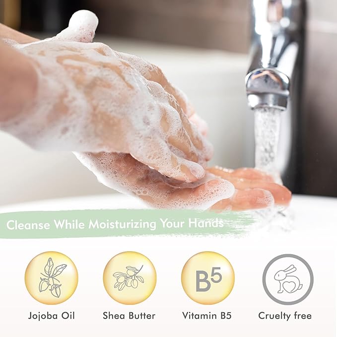 ROMIIE ZOI Liquid Hand Soap Refill Gift Set-3 Pack, Cruelty-Free and Biodegradable Formula, Moisturizing Hand Wash with Essential Oil for Sensitive Skin, Lemon Verbena Scent,(26Fl Oz x 3)