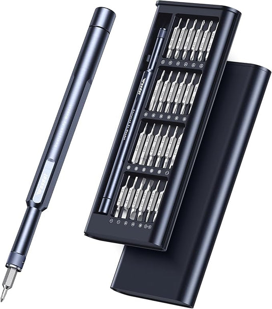 49-in-1 Small Screwdriver Set, [Super Durable] Tiny Torx Screwdriver Fits All Ring Doorbell, Precision Magnetic Mini Repair Tool Kit for Watch, Laptop, Eyeglass, Camera, Men Gift Screw Driver