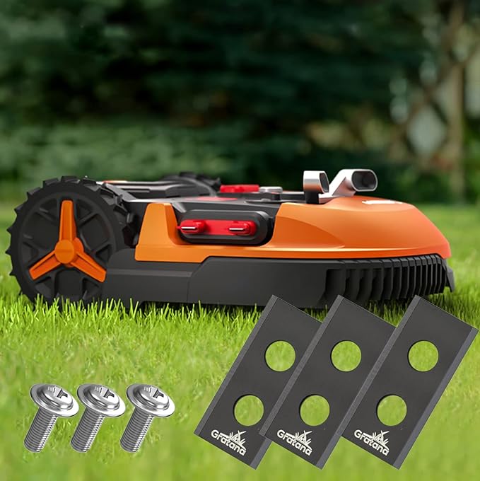 30 Count Double Hole Replacement Blades for Worx Landroid Robot Lawn Mower