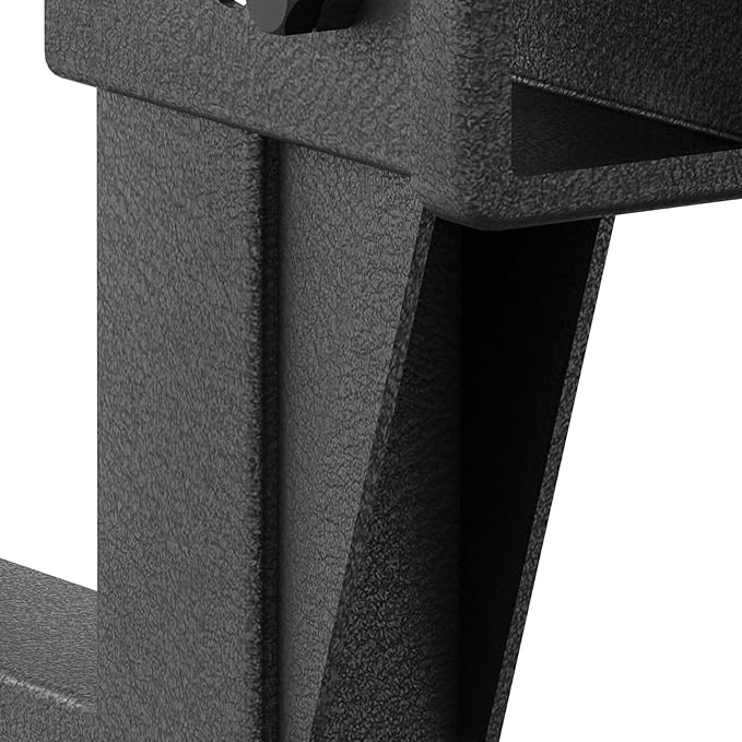 Trailer Hitch Extension Riser for 2-Inch Receiver, 6.6" Rise/Drop, Adjustable Lengths 5", 6", 8", 9", Solid Tube, 7500 lbs Capacity, Includes Bolt, Nut & Clip, Matte Black
