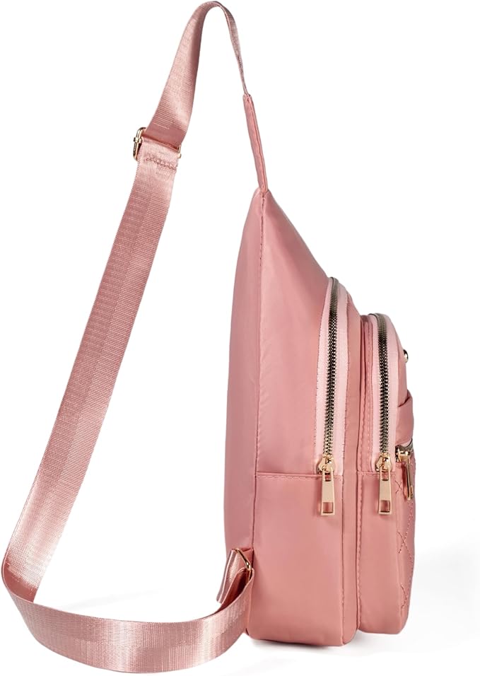 Small Sling Bag Crossbody Sling Backpack for Women, Chest Bag Daypack Cross Body Bag Fanny Pack for Outdoors Hiking Traveling