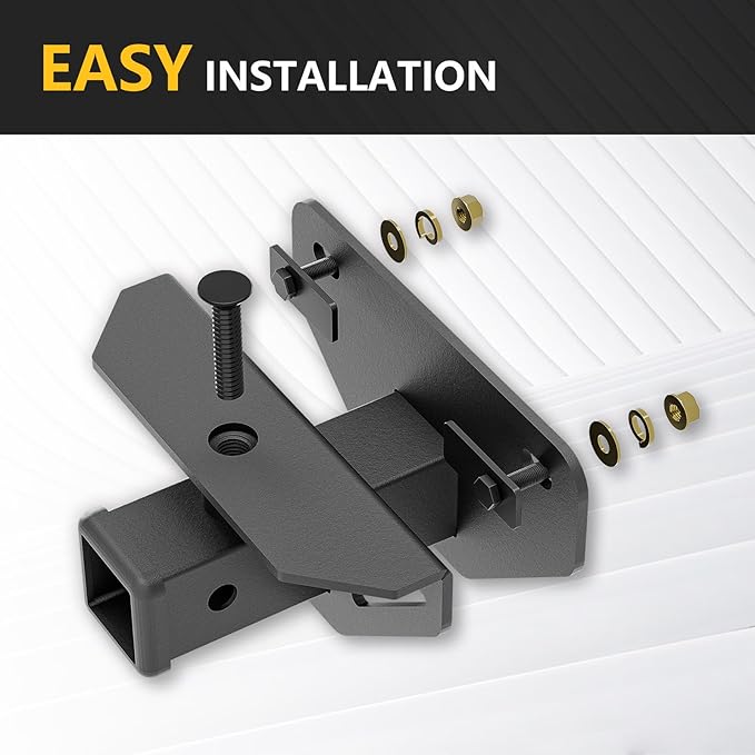for Ram Tow Hitch Trailer Kit, Class 3 III Rear Bumper Towing Receiver Compatible with 2003-2018 Dodge Ram 1500 & 2019-2024 Ram 1500 Classic & 2003-2013 Ram 2500 3500 Tow Combo with Cover