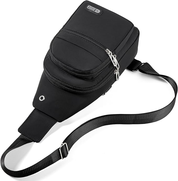 Small Sling Backpack Crossbody Bags for Men Women, Sling Bag Chest Daypack Cross Body Bag Fanny Pack for Outdoors Hiking Traveling