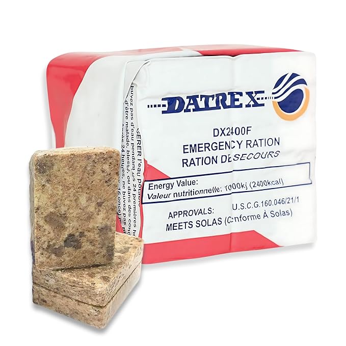 DATREX Emergency Food Ration Bars (2400 Calorie Pack (12 Bars))
