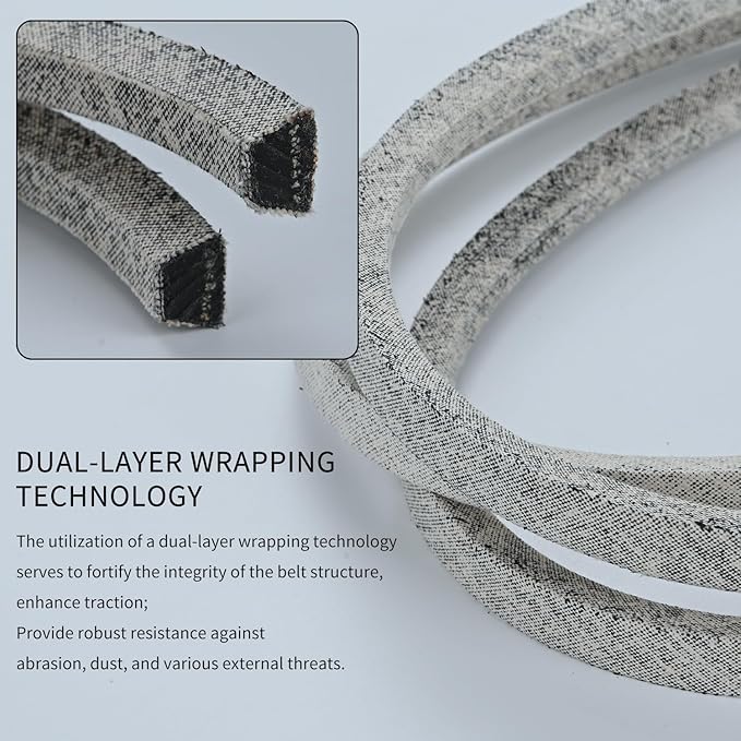 1/2 x 141'' Mower Deck Belt 119-8820,114-0453,120-3892 Drive Deck V-Belt, Compatible with Toro 5000,5025,5060,77501,77502,77505,75759,75750,75755,75753,75751 (119-8820)