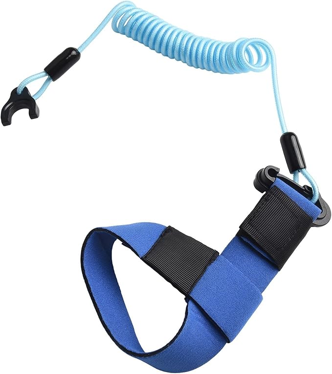 For Jet Ski Kill Switch Lanyard Essential Safety Equipment Featuring Adjustable Neoprene Strap and Resilient Nylon Cord Construction (A Bule)
