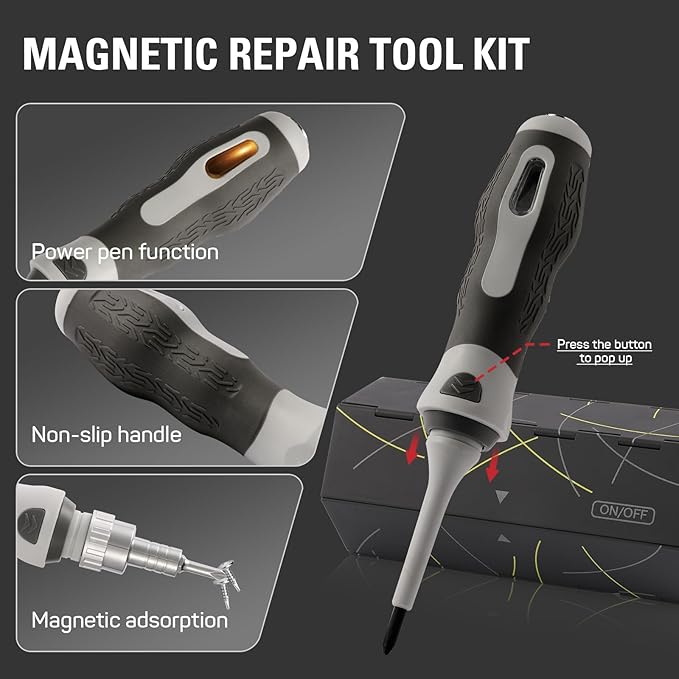 73 in 1 Magnetic Screwdriver Set, DIY Ratchet Precision Screwdriver Set, Precision Multi Tool Kit for PC, Watch, Bicycle, Electronics Maintenance