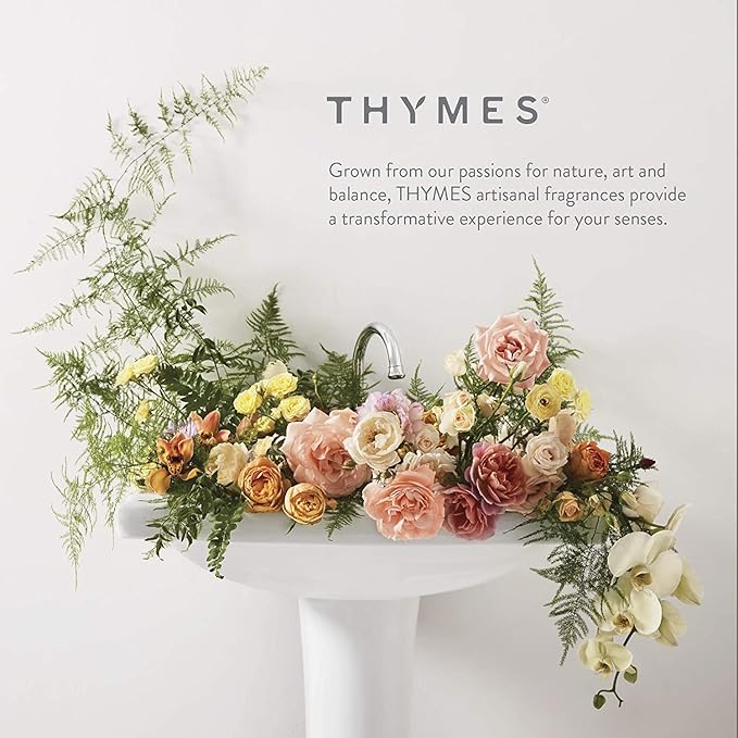 Thymes Hand Wash Refill - Lightly Scented Liquid Hand Soap for Bathroom and Kitchen Refill - Moisturizing Formula with Natural Ingredients (Kimono Rose, 24.5 fl oz)