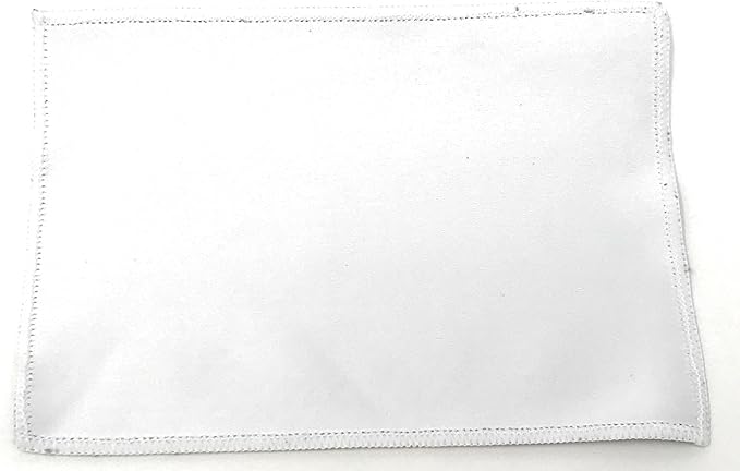 20 Bulk Deluxe 7" x 5" Blank Tech Cleaning Micro-Fiber Thick Cloths - Ready for Heat Press or Sublimation on One Side (Grey Plush on Back)