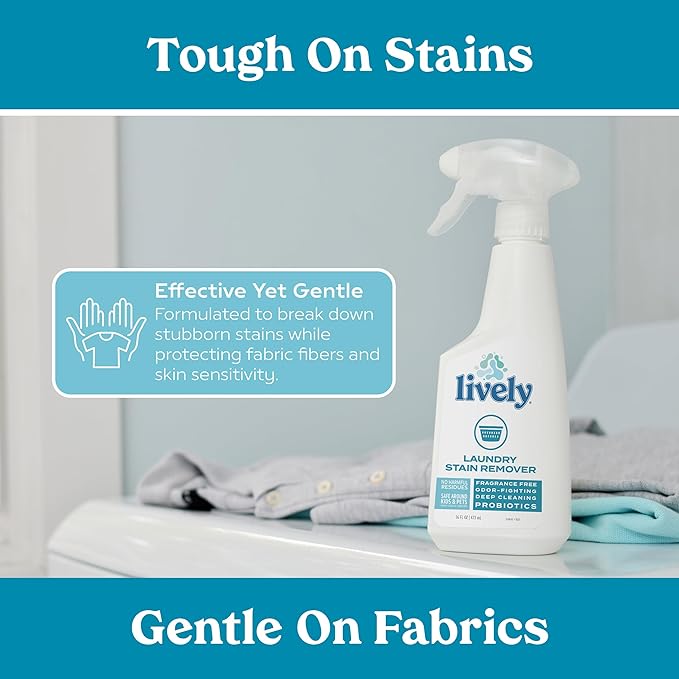 Lively Home Cleaning & Stain Removal Bundle – Multi-Purpose Cleaner and Laundry Stain Remover