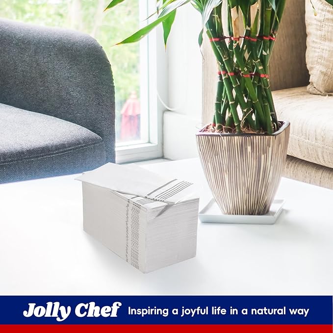 100 Pack Paper Napkins Guest Towels Disposable Premium Quality 3-ply Dinner Napkins Soft, Absorbent Paper Hand Towels for Party, Kitchen, Dinners or Events