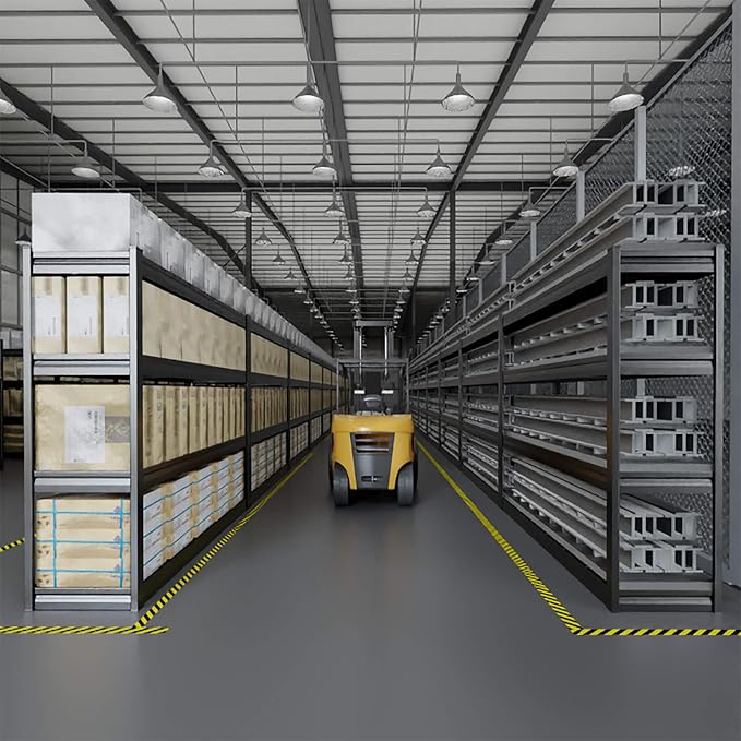 67" W Garage Shelving Heavy Duty, 4 Tier Garage Shelves, 68" H Adjustable Storage Shelving Unit, Commercial Metal Shelves for Warehouse, Basement, Shop, 67" W x 20" D x 68" H,2 Pack