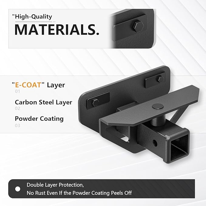 for Ram Tow Hitch Trailer Kit, Class 3 III Rear Bumper Towing Receiver Compatible with 2003-2018 Dodge Ram 1500 & 2019-2024 Ram 1500 Classic & 2003-2013 Ram 2500 3500 Tow Combo with Cover