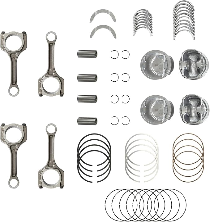 G4KJ 2.4L Engine Rebuild Overhaul Kit w/Crankshaft & Connecting Rods Fit for Hyundai Tucson Sonata Santa Fe for Kia Sorento Optima & Sportage 2011-2020 23510-2G500 23111-2G200