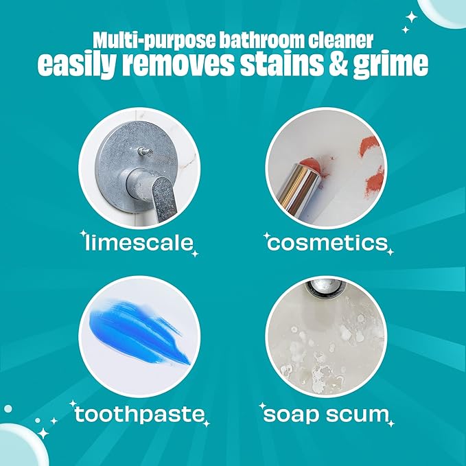 Scrubbing Bubbles Easy Clean Foaming Multipurpose Bathroom Cleaner Spray, Bottle Made from 100% Recycled Plastic, 32 Ounce Spray