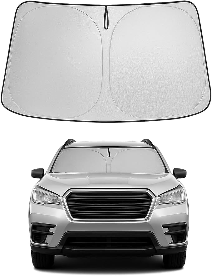 Proadsy 2025 Upgrade Windshield Sunshade Custom for 2019-2024 2025 Subaru Ascent 4-Layer Front Window Shade Reflective Heat UV Protector Foldable Sun Shade Visor Car Accessories