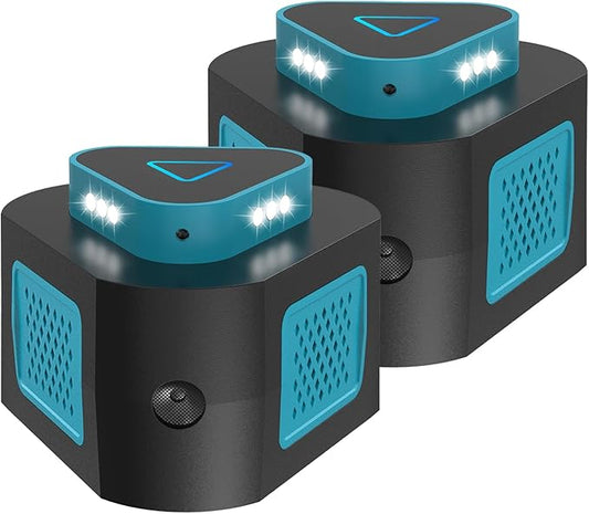 Ultrasonic Pest Repeller Indoor & Mouse Repellent Plug in,360° Ultrasonic Rodent Repeller with PIR Sensor & Strobe Light for Rat,Squirrel,Mouse Deterrent for Home,Kitchen,Office,Warehouse,Hotel Use