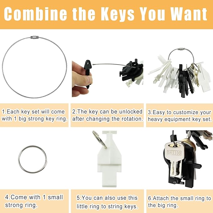 21 Pcs Dispenser Key Set for Waffle San Ja-mar Geo-rgia Pa-cific to-rk Kim-berly Cl-ark Bra-dley Paper Towel Toilet Paper Soap Dispensers Universal Replacement Keys Cat 74 E114 Key