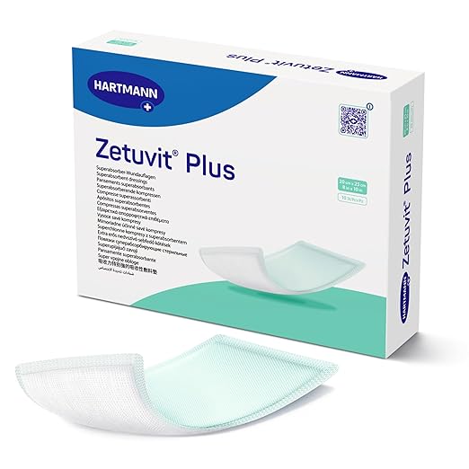 Zetuvit® Plus Superabsorbent Dressing 8" x 10"- Box of 10 (413113)