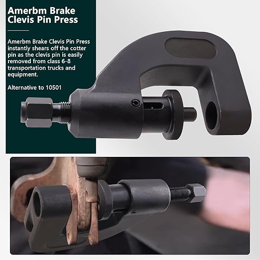 Brake Clevis Pin Press Alternative to 10501 Heavy Duty Commercial Vehicles Tools Work on Most Class 6-8 Trucks and Equipment Kenworth, Peterbilt, Freightliner, Mack, etc.