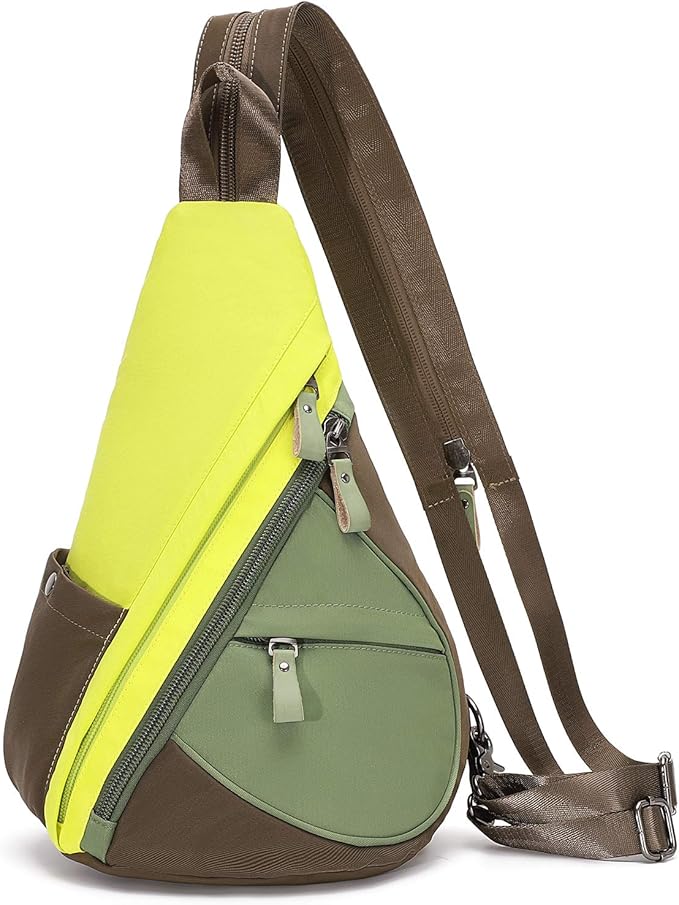KL928 Nylon Sling Bag - Small Crossbody Backpack Shoulder Casual Daypack Multipurpose Rucksack for Men Women