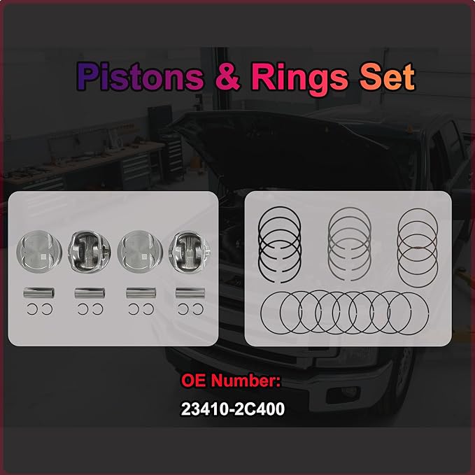 G4KF 2.0 Engine Overhual Rebuild Kit w/Crankshaft Piston Gasket Set Con-Rods Fit For Hyundai Genesis Coupe Creta Elantra Mistra Sonata Tucson Kia Carens Forte K4 KX3 Soul Sportage 2.0T 2011-2022