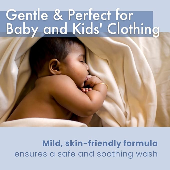 LAVONS Natural & Gentle Wash Laundry Detergent, Liquid Washing Detergent for Delicate, Sensitive Skin, Kids from Japan, 16.9 Fl Oz/500mL, Luxury Relax