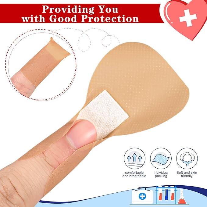 VAIPI 880 Pack Bandages Variety Pack Waterproof Fingertips Bandages Various Sizes First Aid Supplies Assorted Adhesive Fabric Bandage Bulk Breathable Butterfly Bandage for Wound Care (9 Styles)