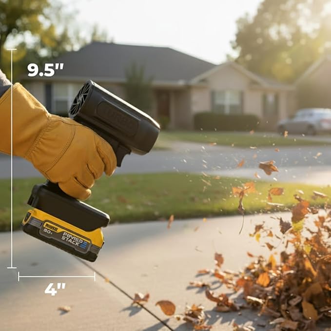 Jet Blower V3.0 Cordless Leaf Blower - 150,000 RPM 200 Mph Turbo Jet Blower for Lawn, Yard, Driveway, Garage Cleaning (Milwaukee)