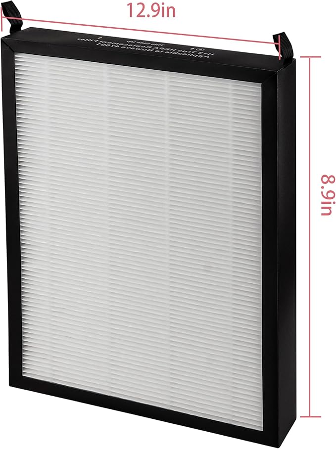 2 Pack HEPA/Carbon Combo Filter Replacement Compatible with NUWAVE OxyPure 47001, 47002, 47003, 47004, 47005, and 47006 Air Purifier