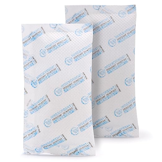 60 Packs 20 Gram Premium Silica Gel Dessicant Packs for Storage, Moisture Absorber Packets, Humidity Packs