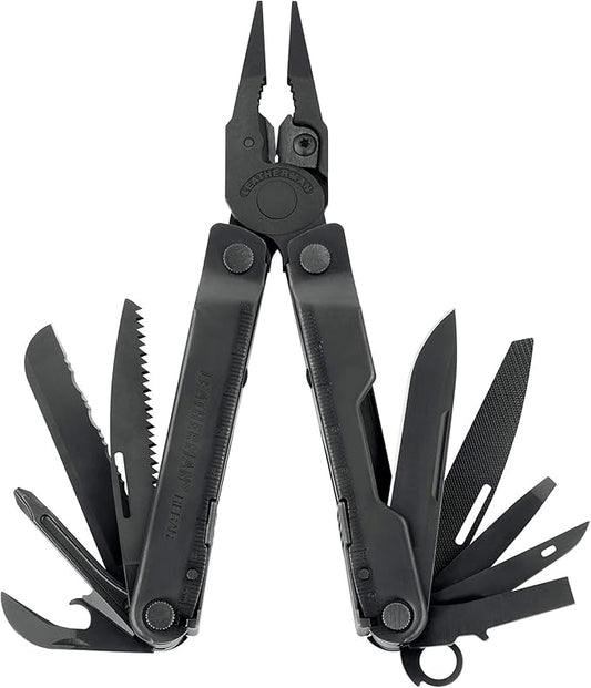 LEATHERMAN, Rebar Multitool with Premium Replaceable Wire Cutters and Saw, Black