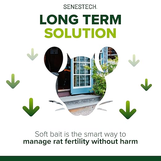 Evolve Rat Birth Control Soft Bait Sausages – 6 lbs | Scientifically Proven Rat Population Control | Not a Poison, Eco-Conscious, Long-Term Population Management
