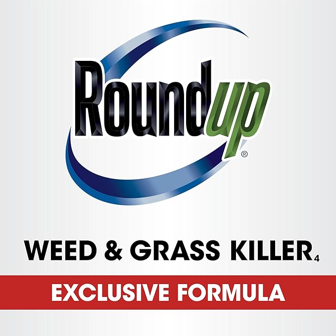 Roundup Weed & Grass Killer₄ Refill, Use in and Around Flower Beds, Trees, Driveways, Walkways & More, 1.25 gal.