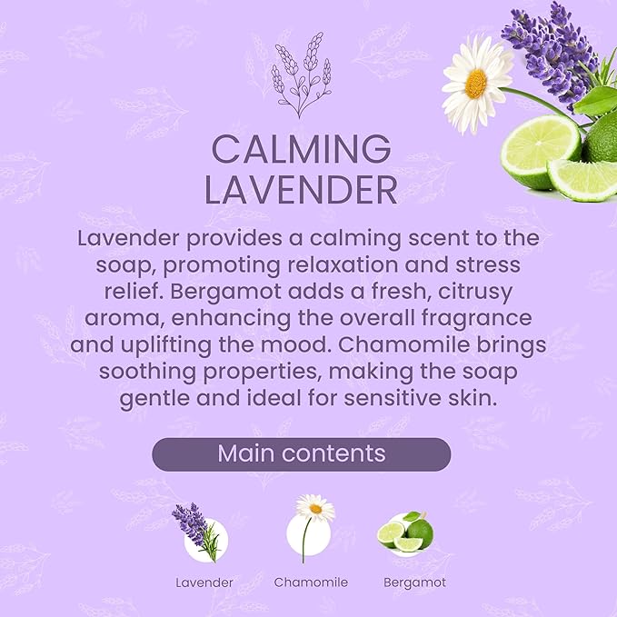 Bloom & Bōde Luxury Liquid Hand Soap Refill With Essential Oils - Natural Scented Hand Wash - Moisturizing Hand Soap Refill, Calming Lavender Scent, 33.8 fl oz / 1L