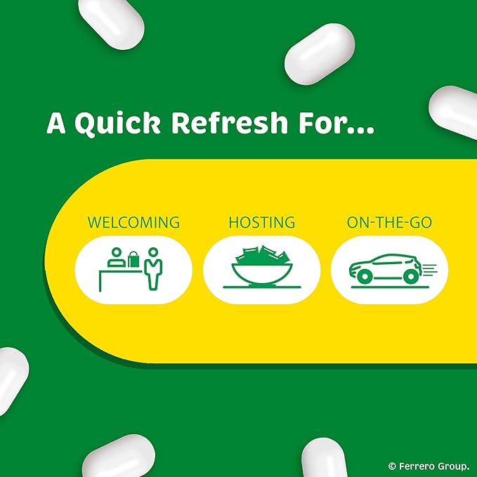 Tic Tac Freshmints, Bulk Bag with 100 Mini Packs (4 Mints each), Share-Size, On-the-Go Mints, 6.7 oz
