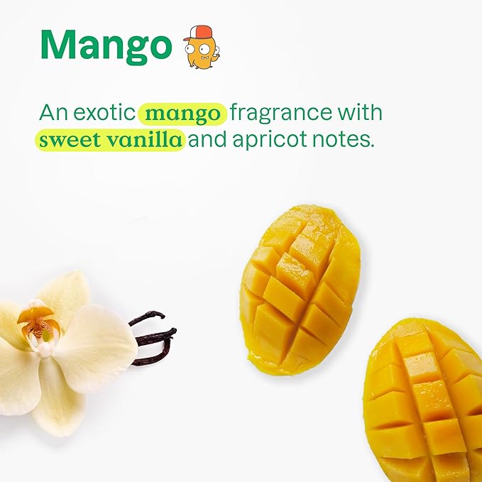 ATTITUDE Foaming Hand Soap for Kids, EWG Verified, Dermatologically Tested, Plant- and Mineral-Based Ingredients, Vegan, Mango, 10 Fl Oz (Pack of 6)