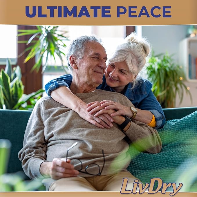 LivDry Ultimate XXL Adult Incontinence Underwear, High Absorbency, Leak Cuff Protection, XX-Large, 44-Pack